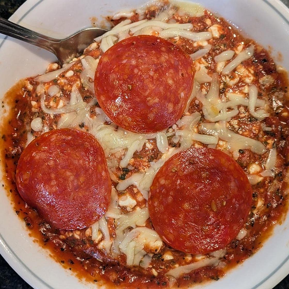 High Protein Cottage Cheese Pizza Bowls