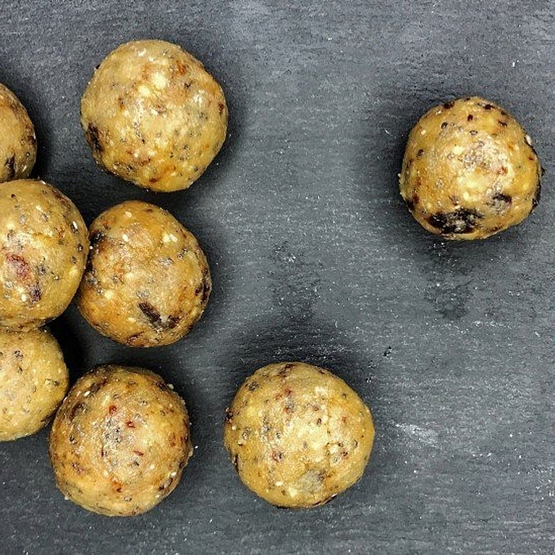 Cherry Bakewell Energy Balls
