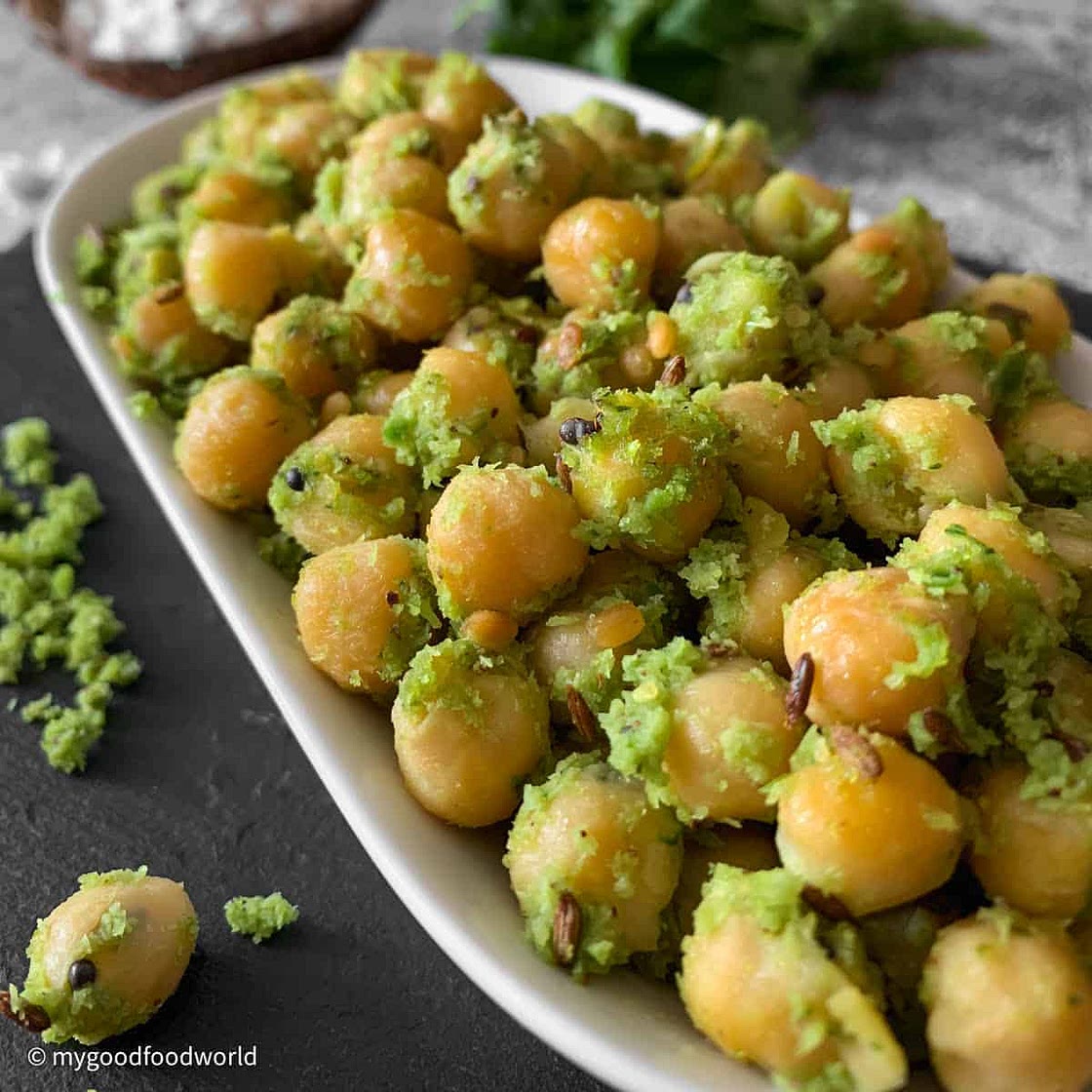 Chickpea Sundal (South Indian Chickpea Salad)