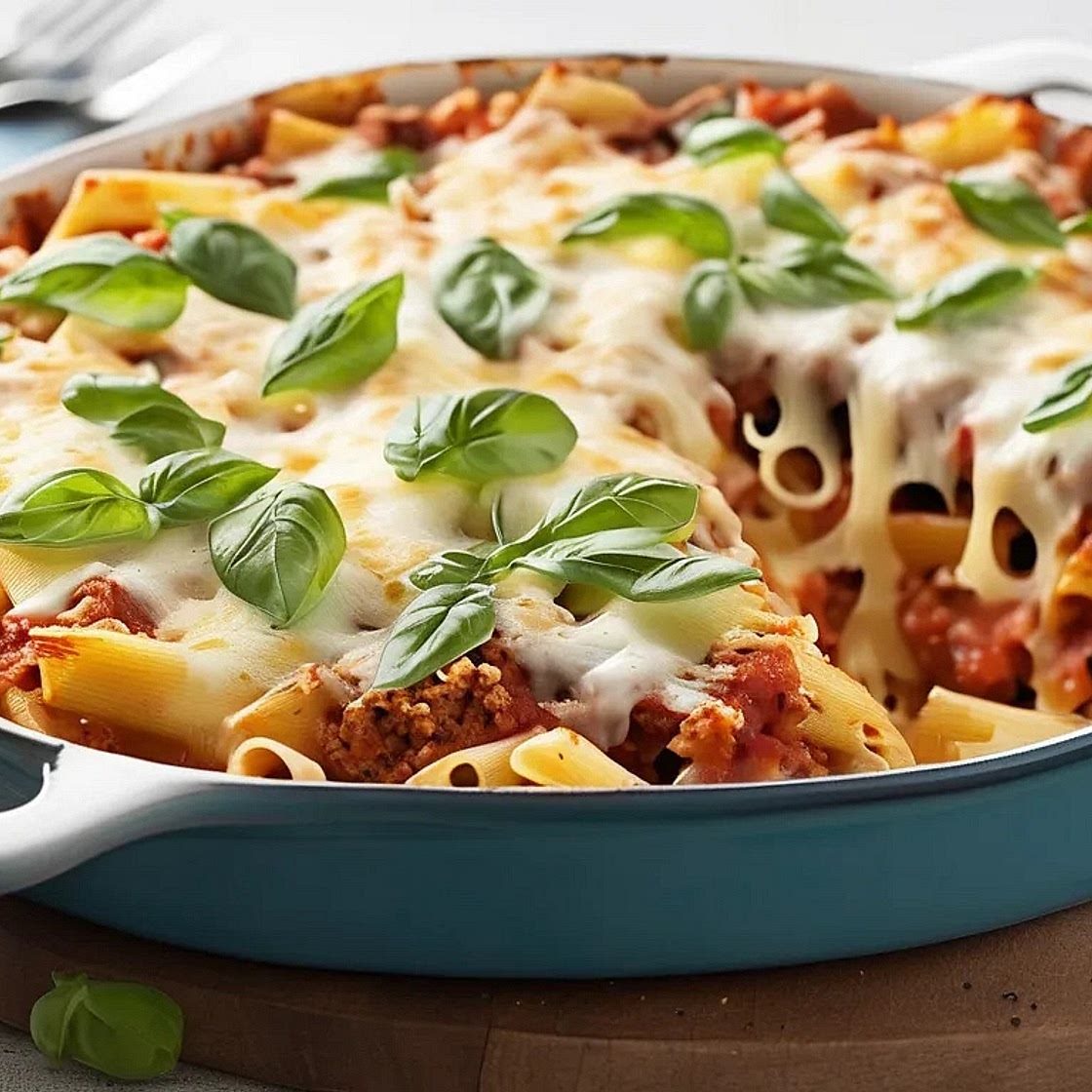 Baked Pasta with Ground Turkey