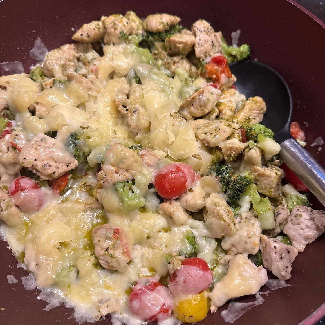 20-Minute Pesto Chicken & Broccoli [Keto, Low-carb, Sugar-free, Gluten-Free] - Chef Michael