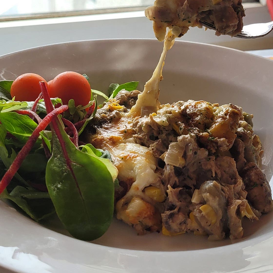 Creamy Tuna, Vegetable and Gnocchi Bake