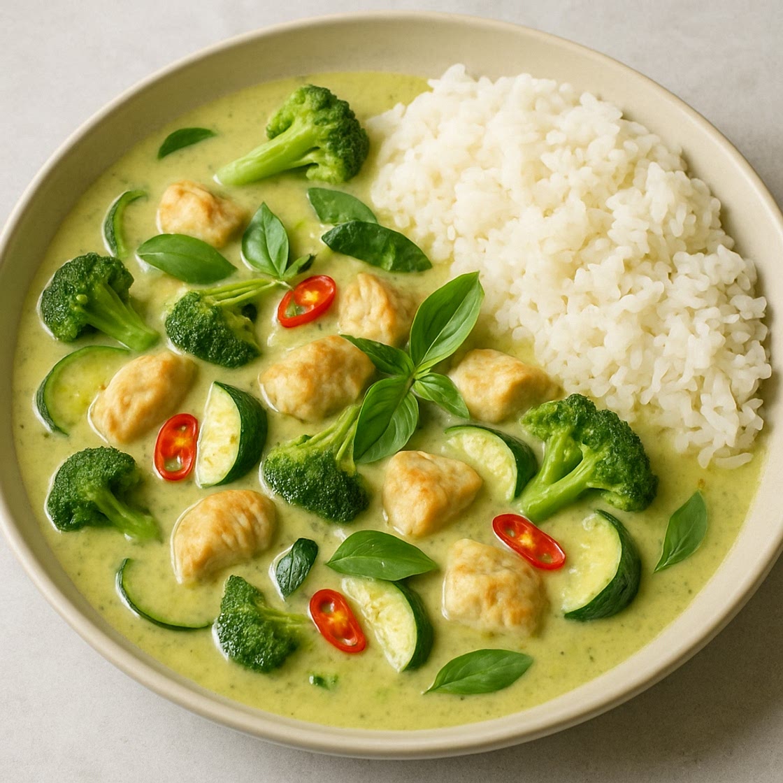 Easy Thai Green Chicken Curry (30 minutes)