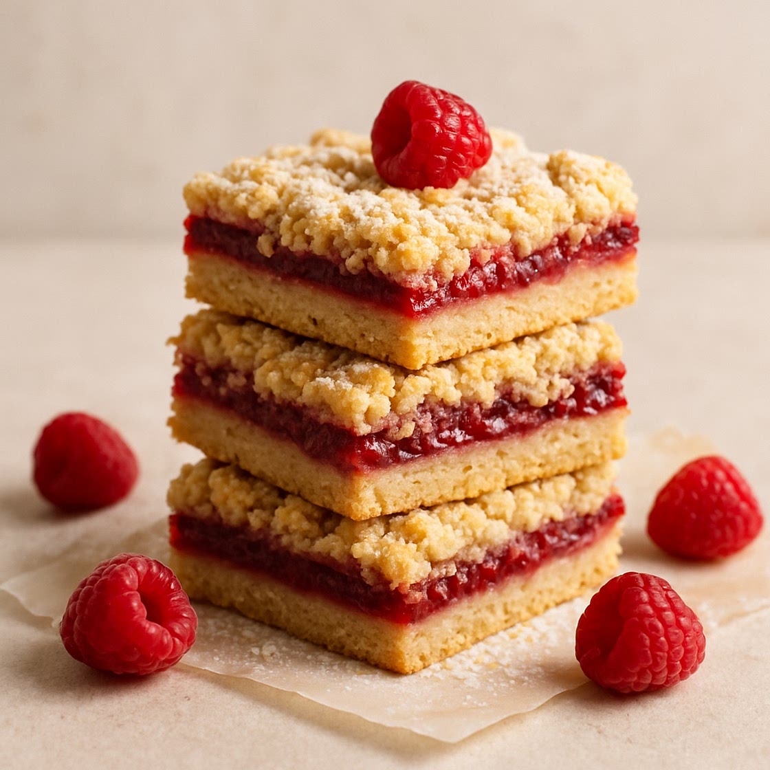 Raspberry Squares