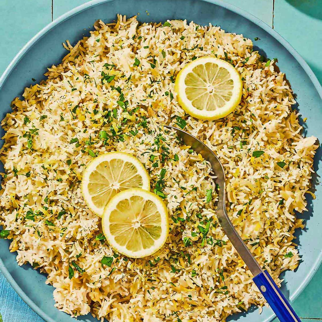 Greek Lemon Rice Recipe