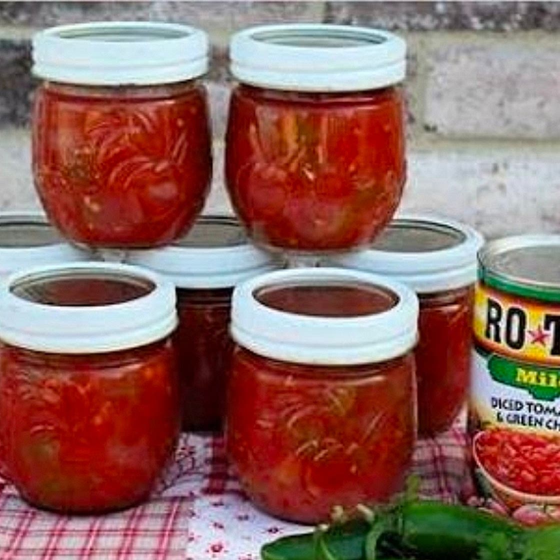 Homemade Rotel Tomatoes