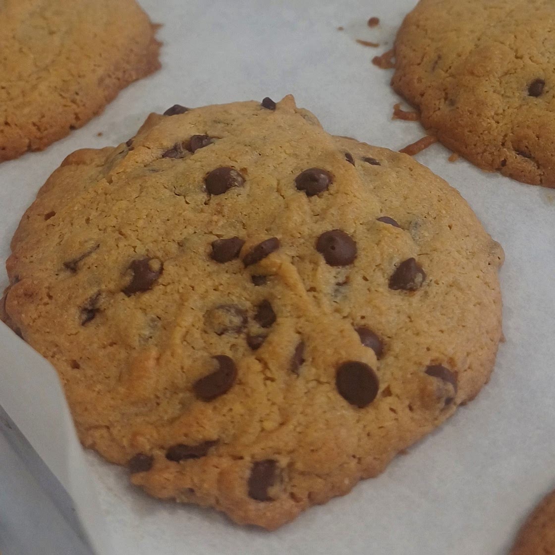 Thick & Chewy Peanut Butter Chocolate Chip Cookies