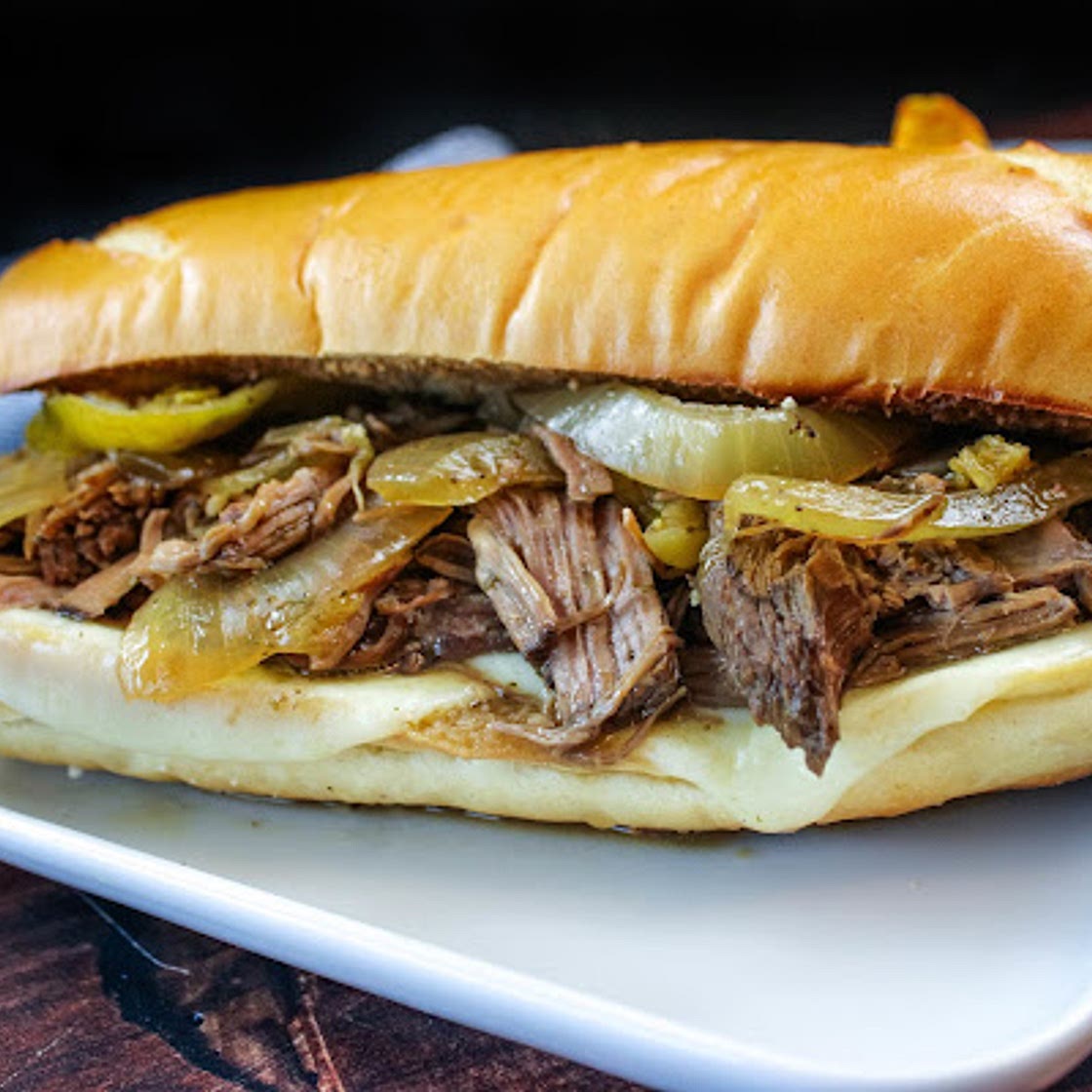 Crock Pot Po' Boys (or Italian Beef) Sandwiches