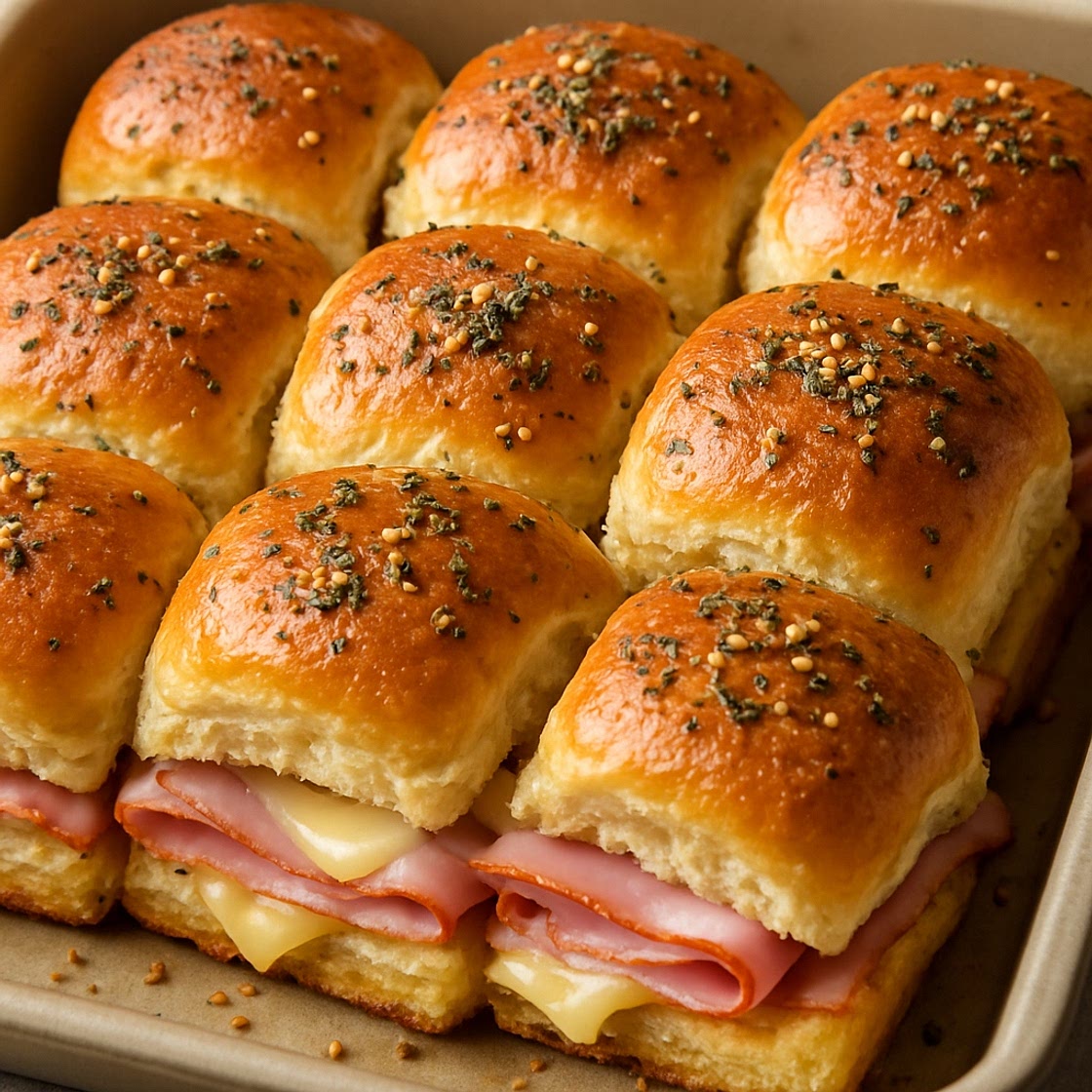 Ham and Cheese Sliders