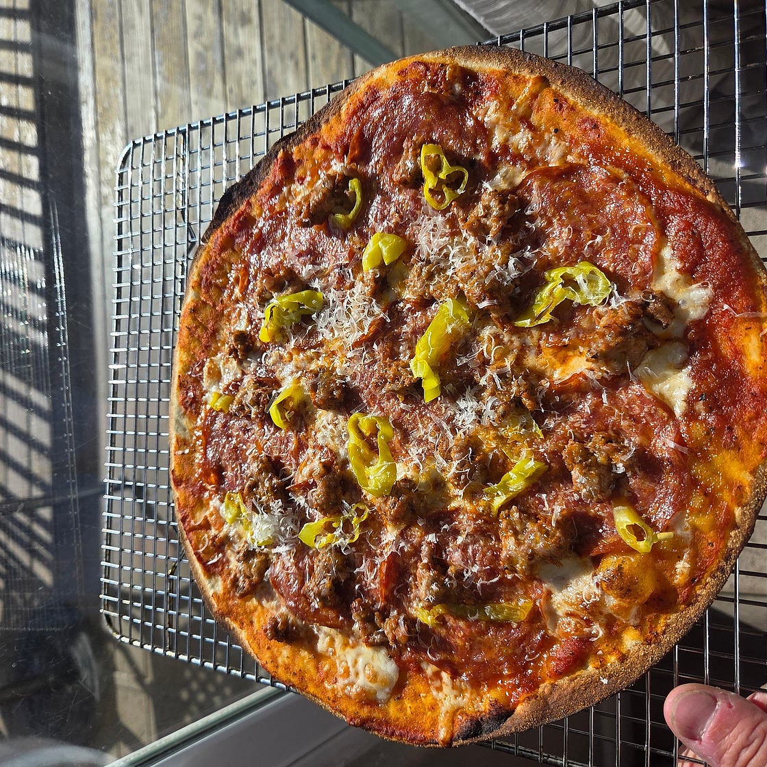 Chicago thin crust pizza (Kenji)