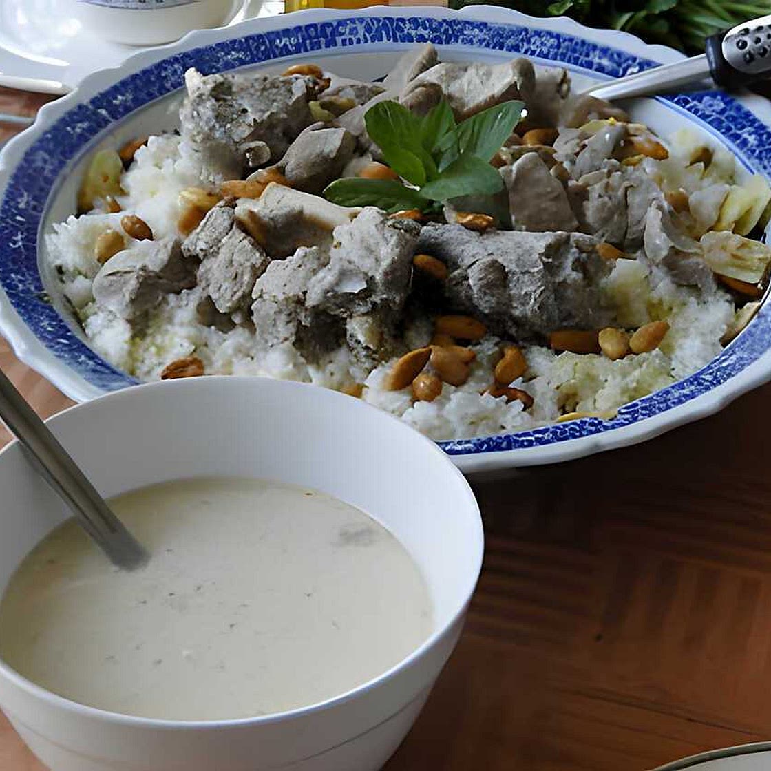 Mansaf (plat national de Jordanie)