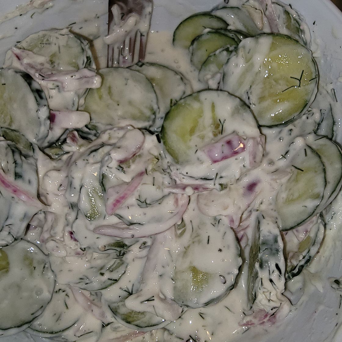 Creamy Cucumber Salad