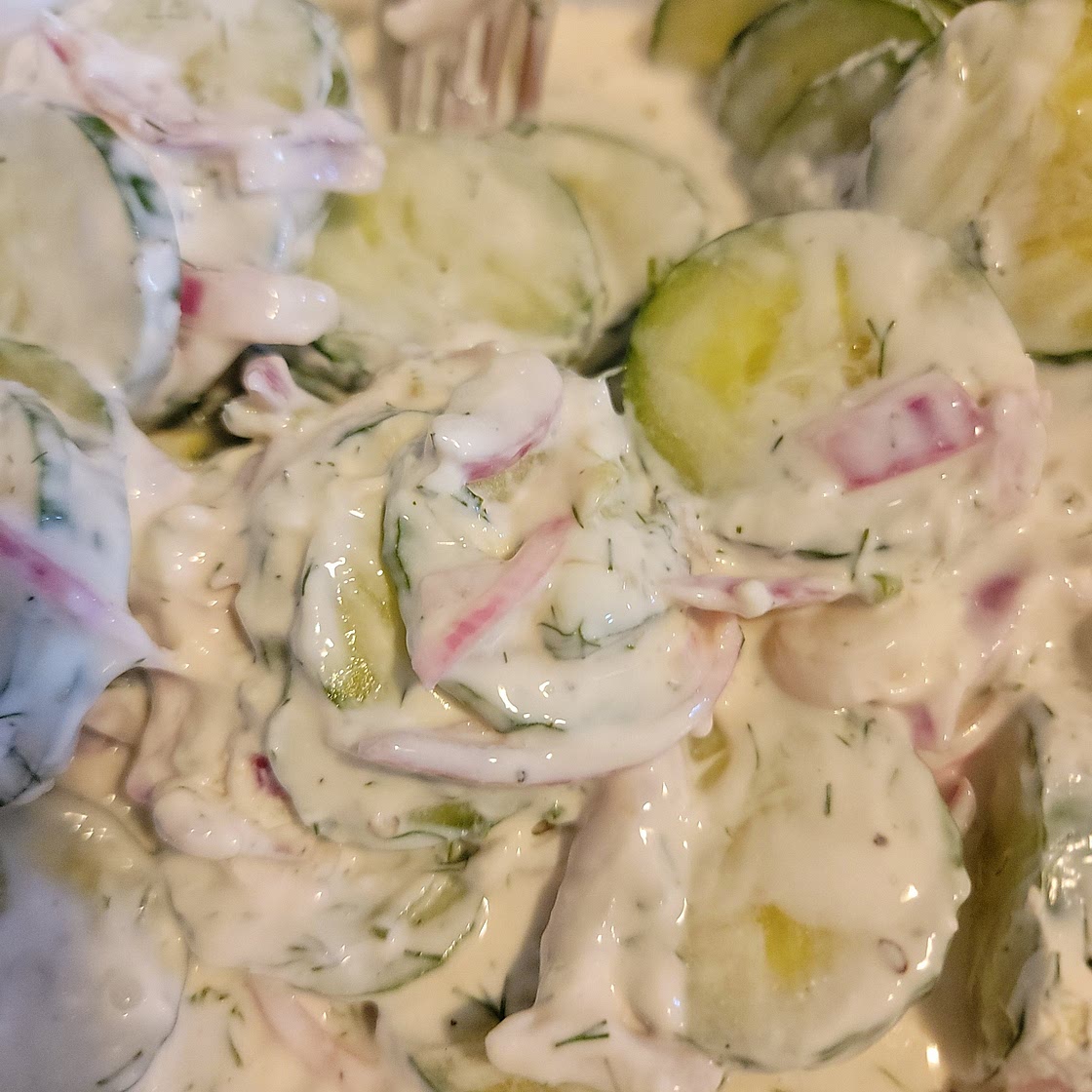Creamy Cucumber Salad