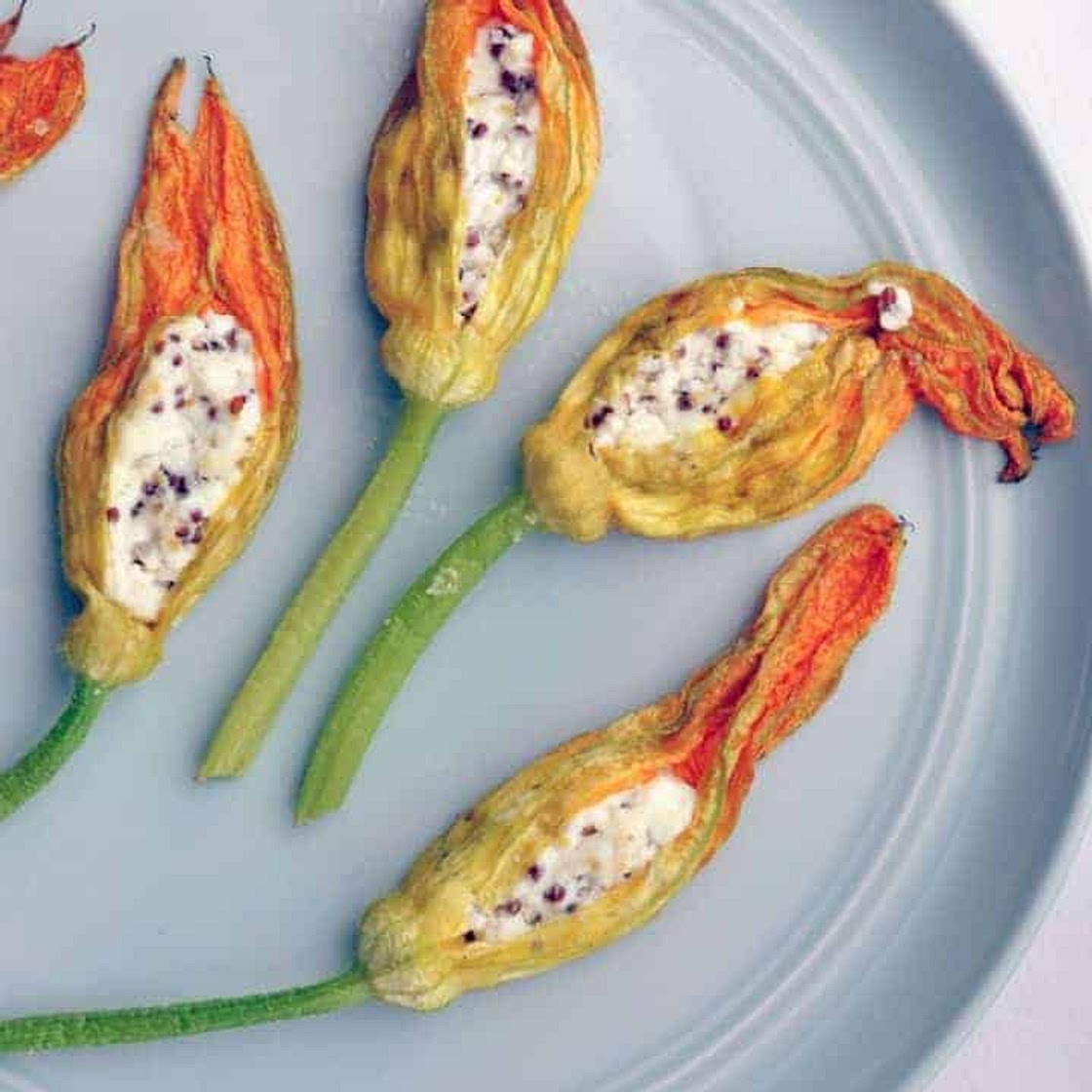 Stuffed Squash Blossoms Recipe