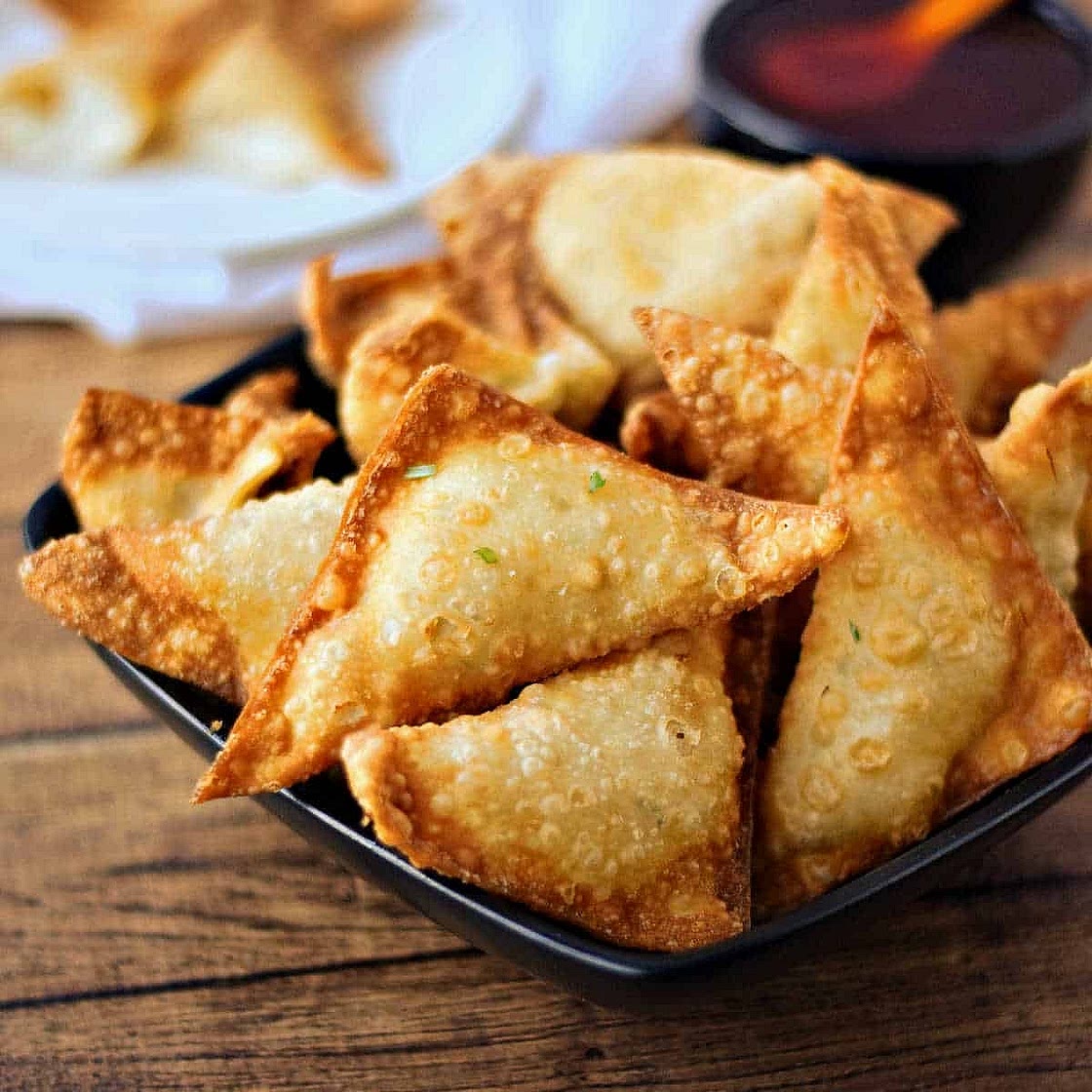 Healthier Crab Rangoon