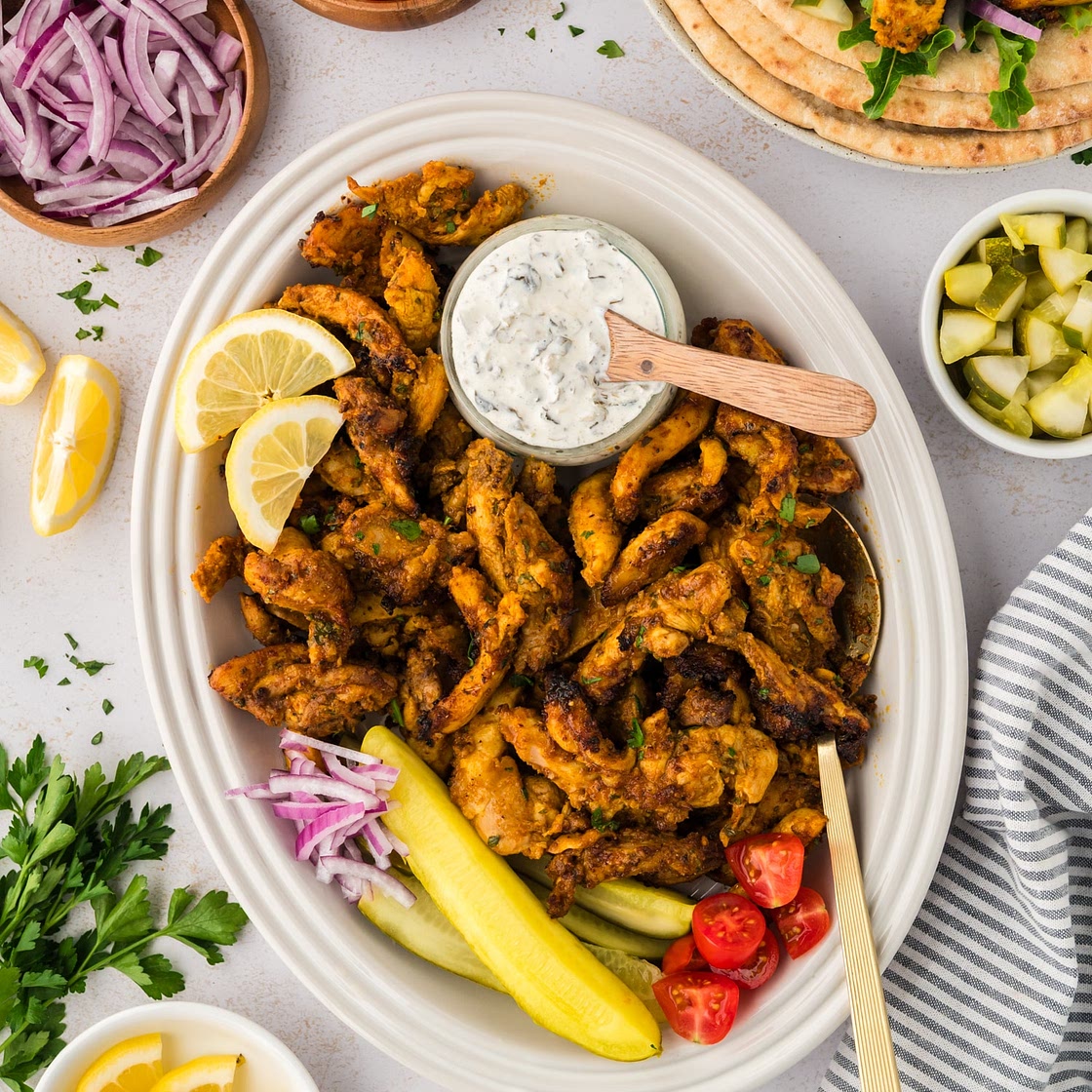 Air Fryer Chicken Shawarma