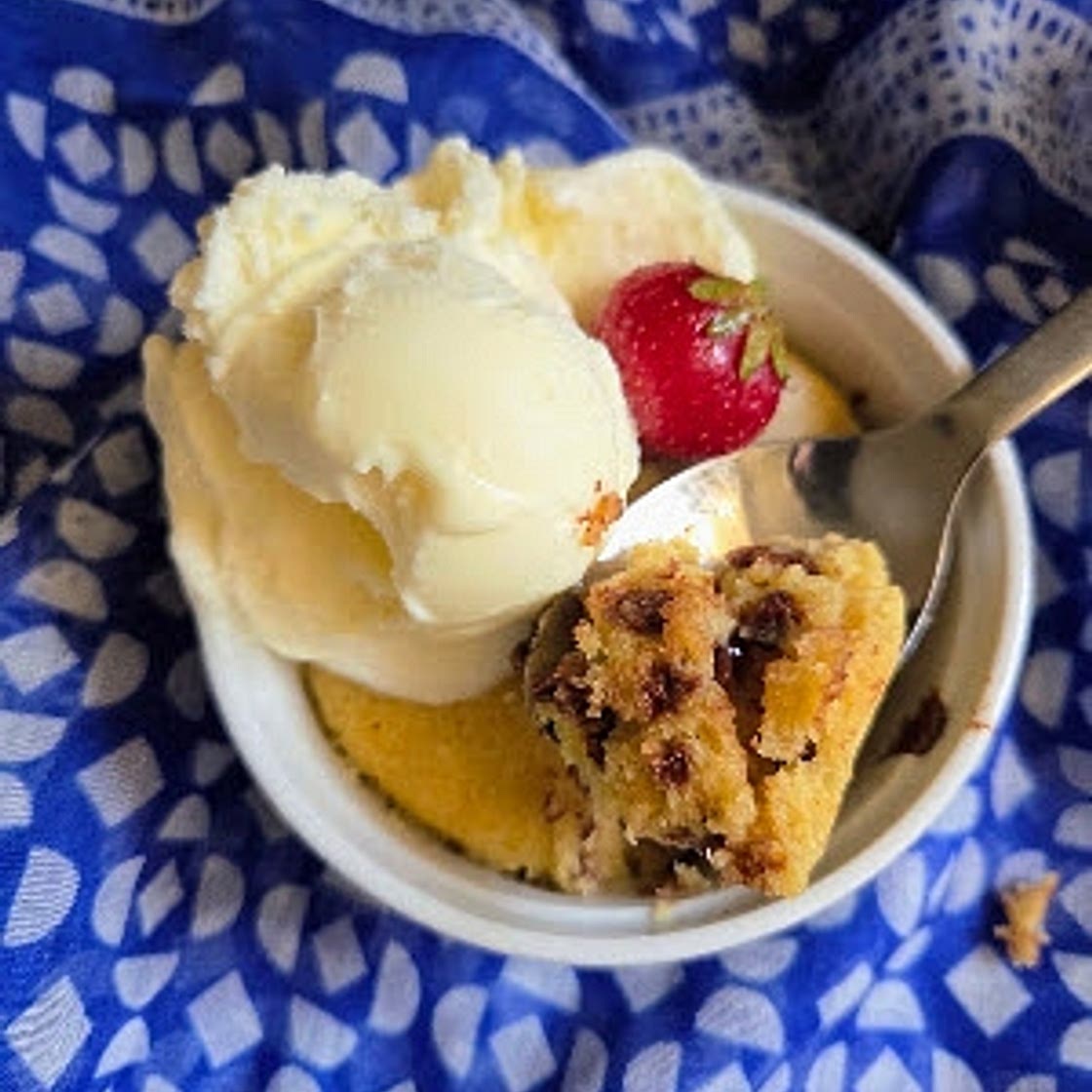Chocolate Chip Mug Cookie