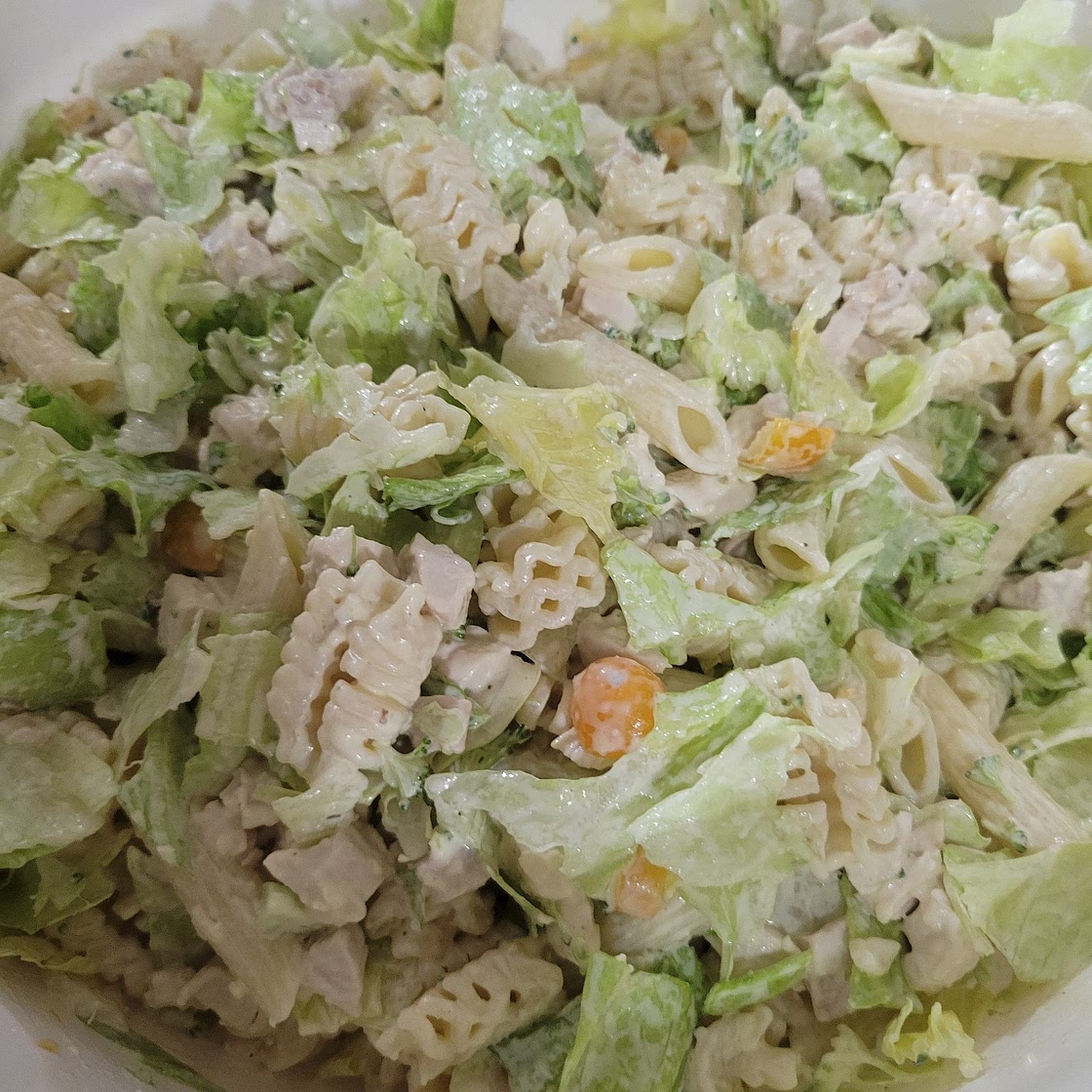 Chicken Caesar Pasta Salad