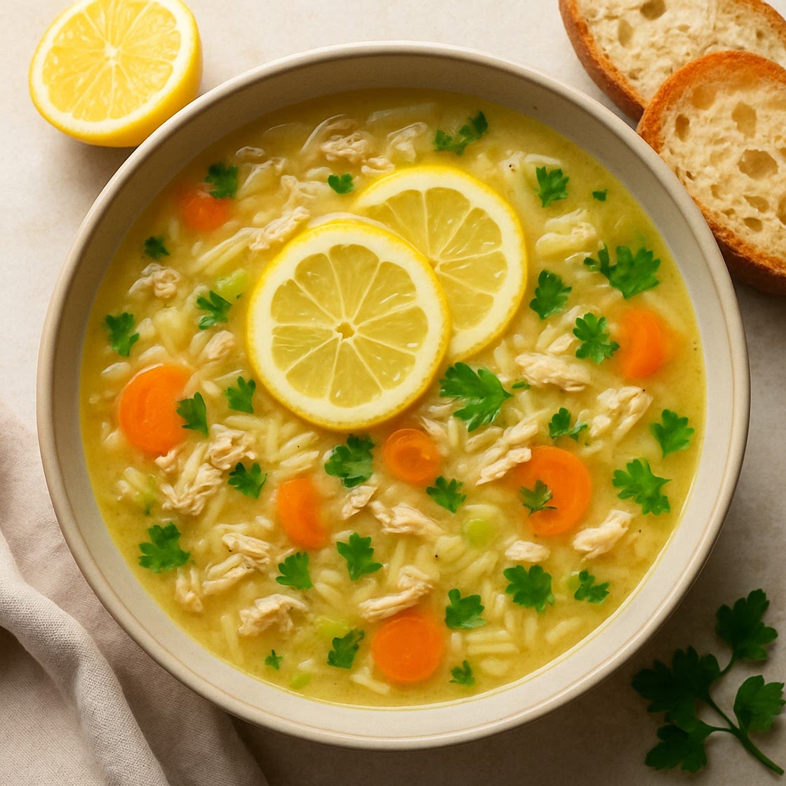 Bonus Recipe: Lemon Orzo Soup