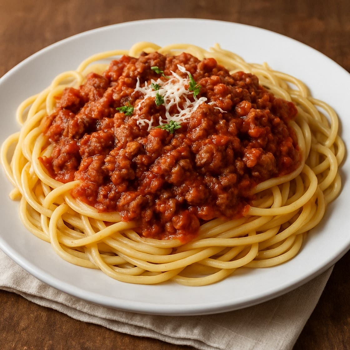 Spaghetti w/ Meat Sauce