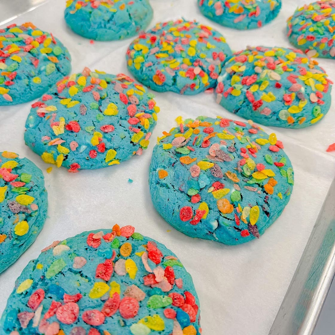Trix (Fruity Pebbles) Cookies