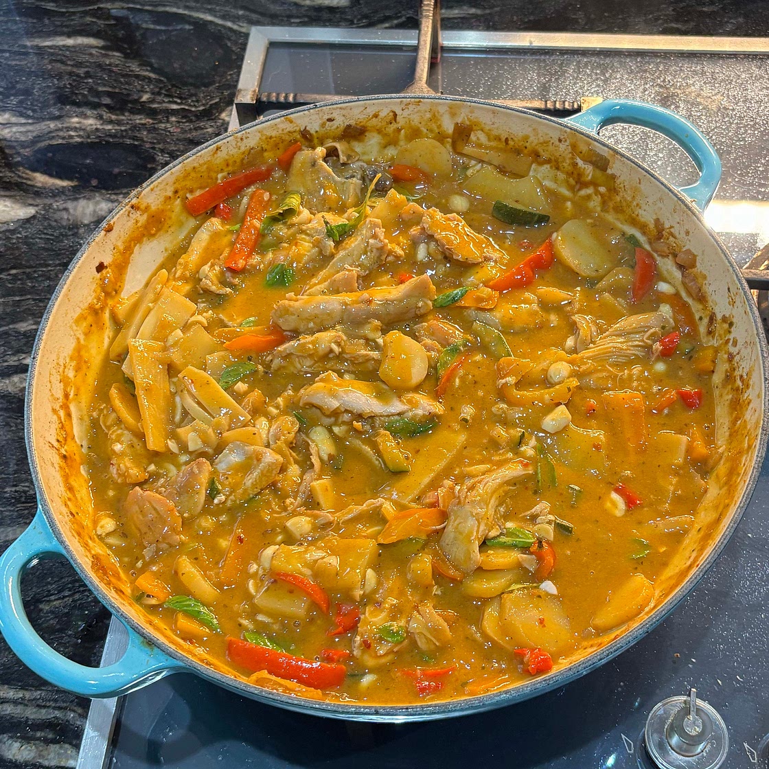 Thai Peanut Curry with Chicken