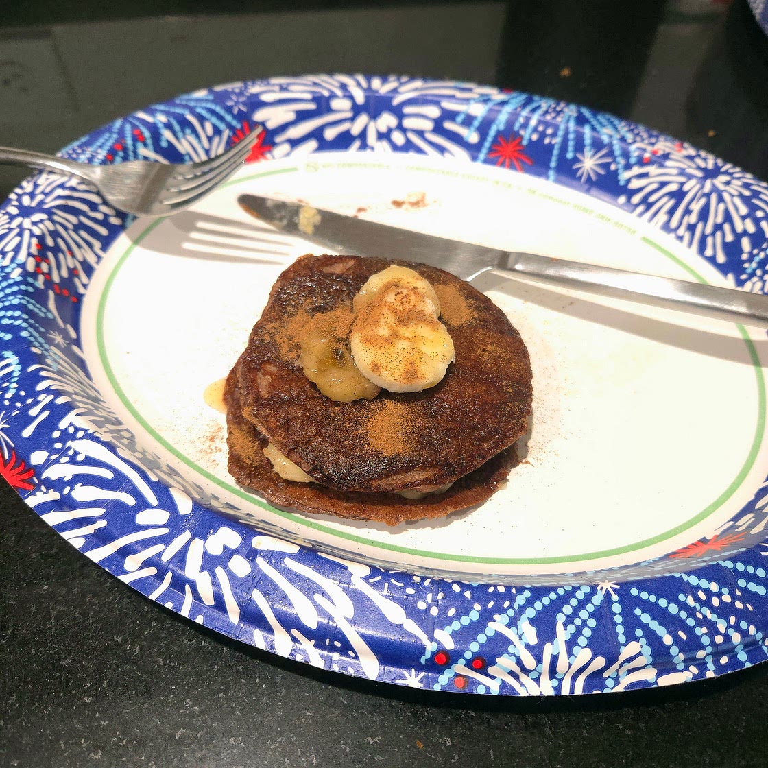 Pancakes on cut