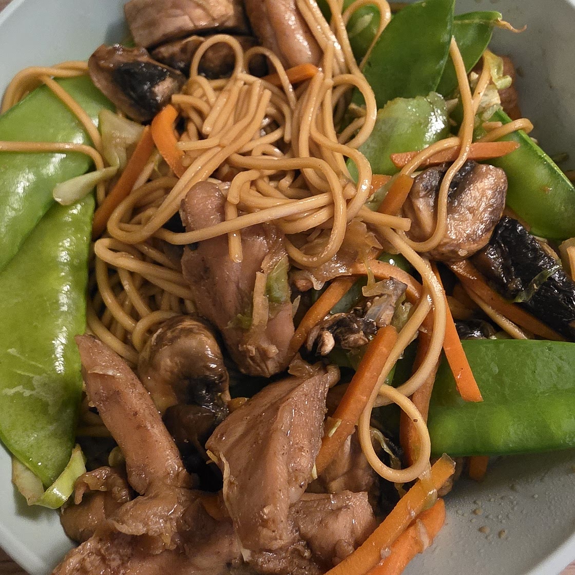 Honey Garlic Salmon with Lo Mein Meal Prep Recipe