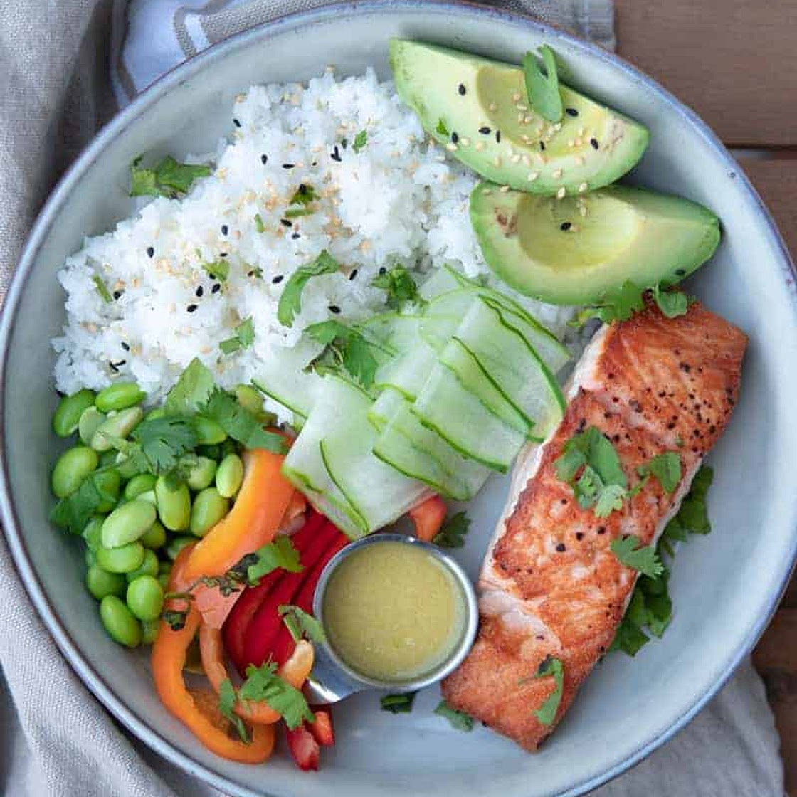 Salmon Rice Bowl Recipe
