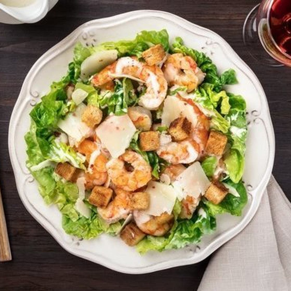 Ensalada de gambas