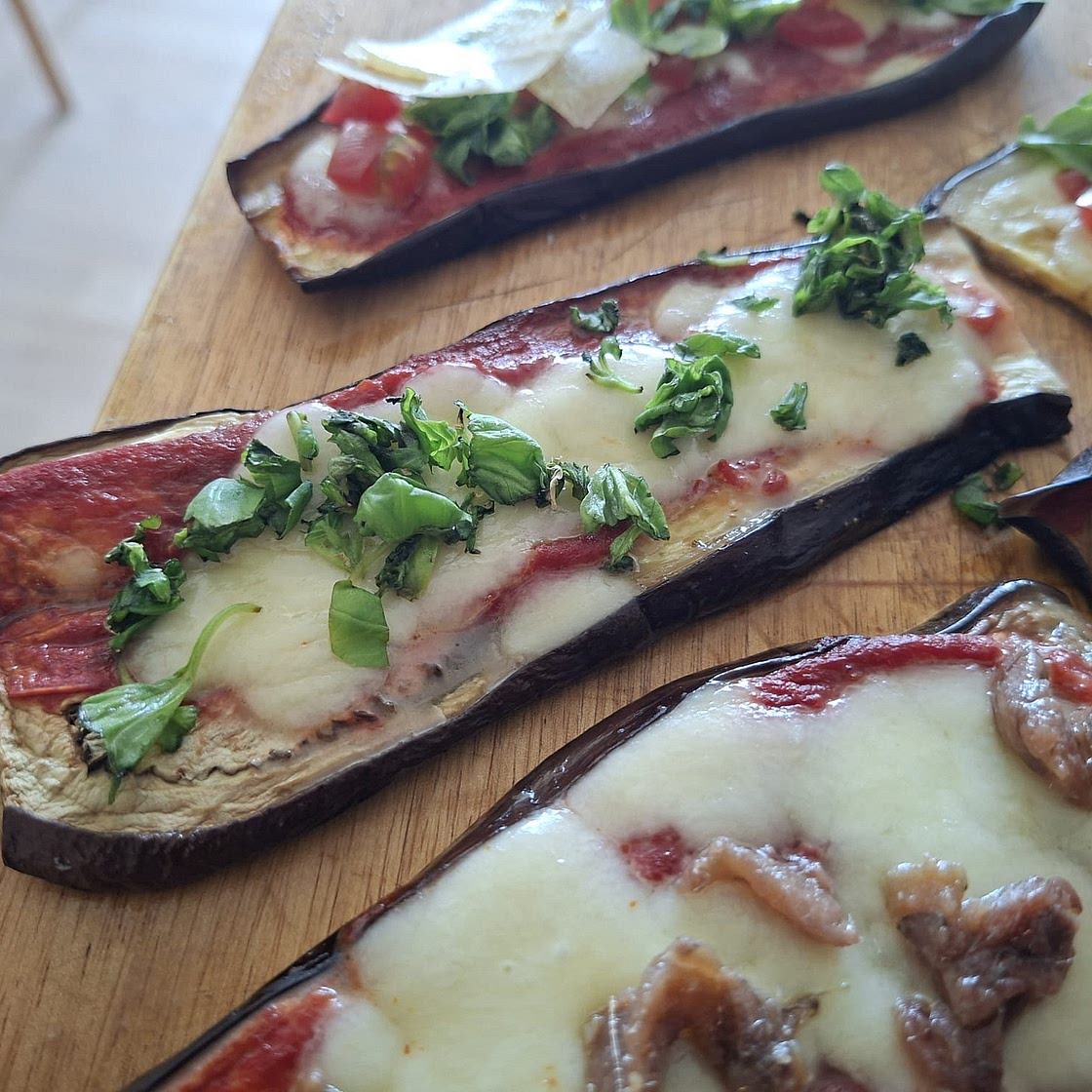 Eggplant Pizzaiola - Fresh Basil