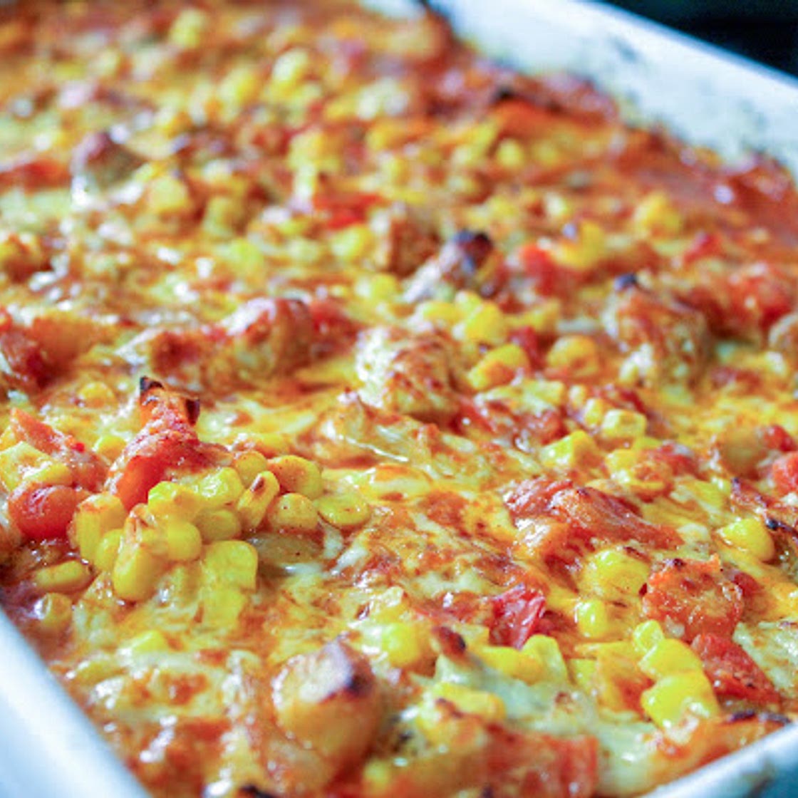 Chicken Adobo Enchilada Bake