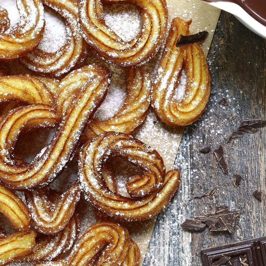 Churros con chocolate
