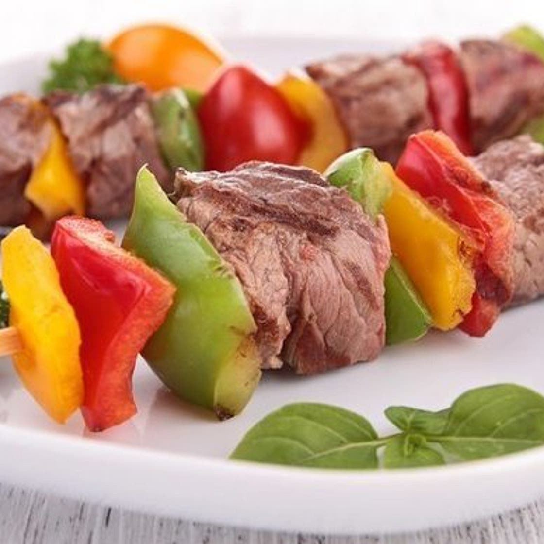 Brocheta de cerdo