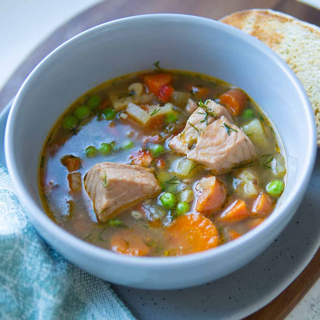 Easy Salmon Soup Recipe