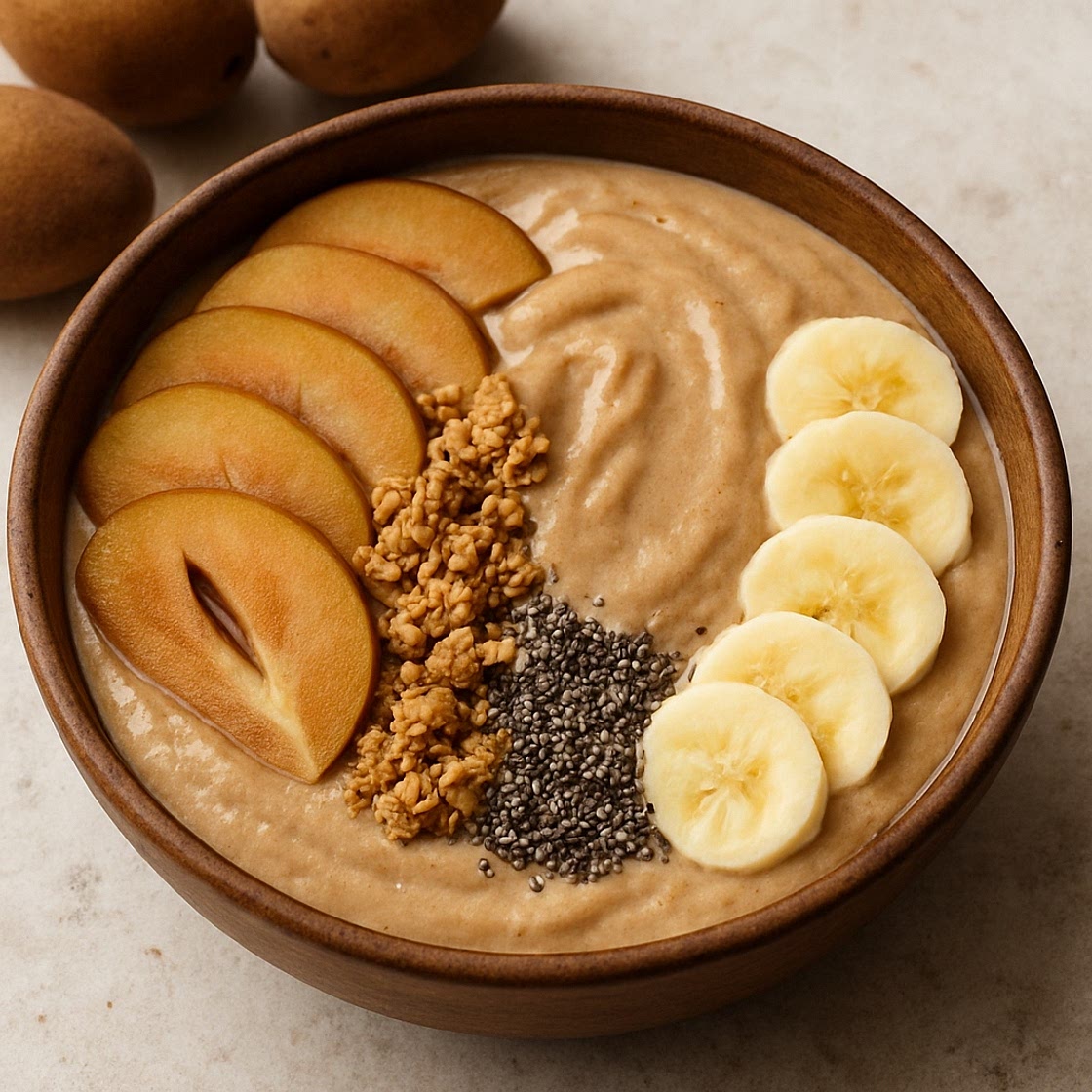 Chikoo Smoothie Bowl