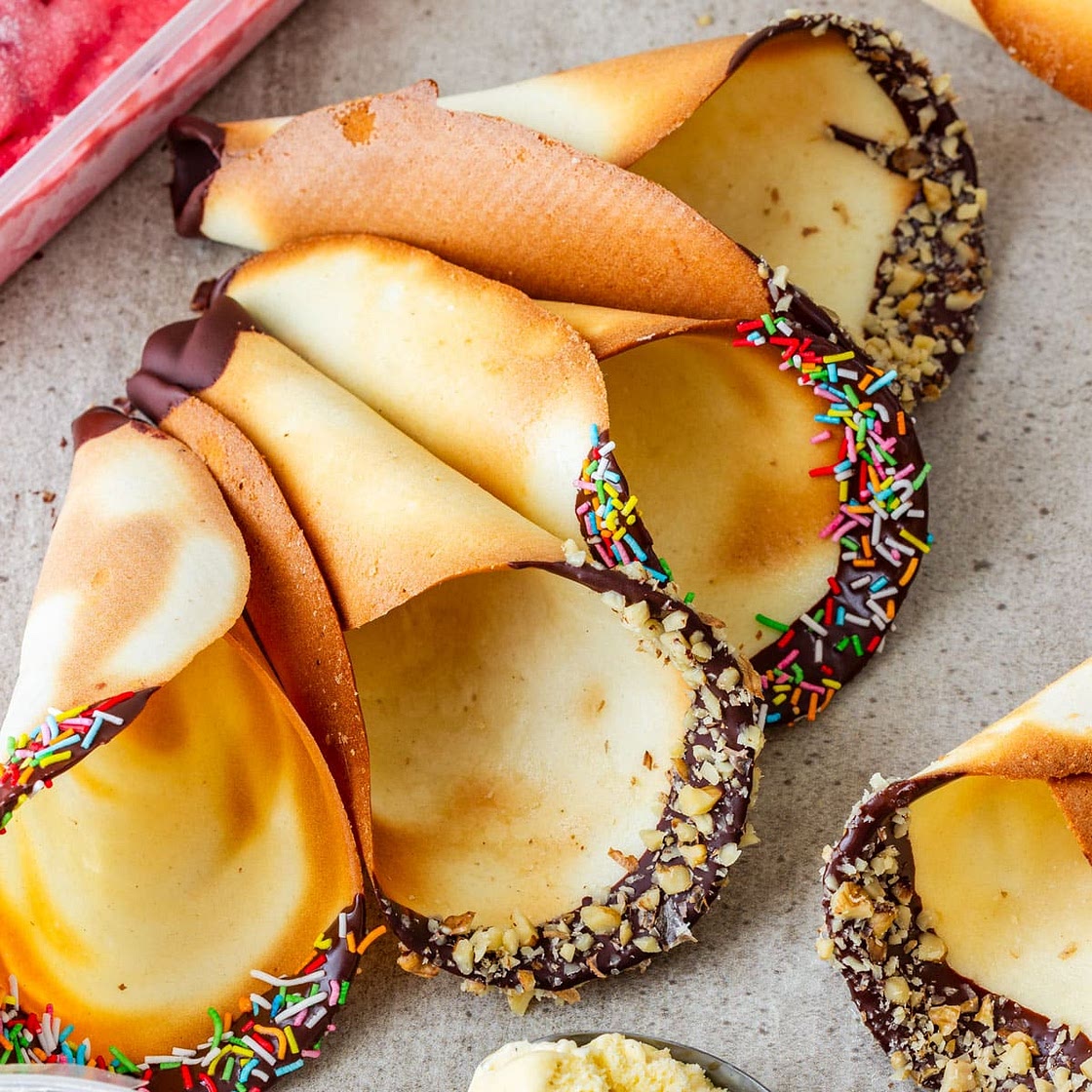 Homemade Ice Cream Cones