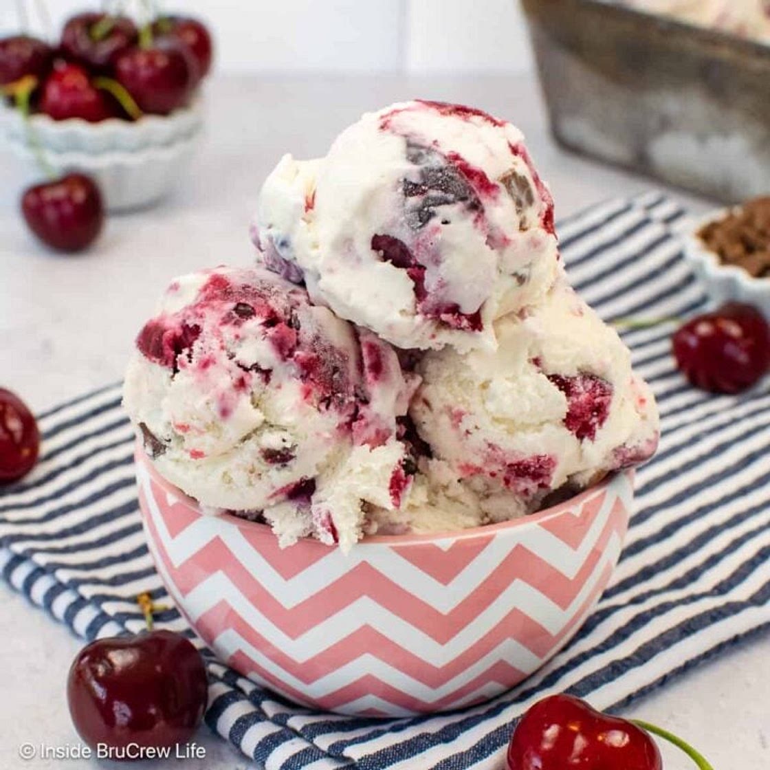 Cherry Vanilla Ice Cream