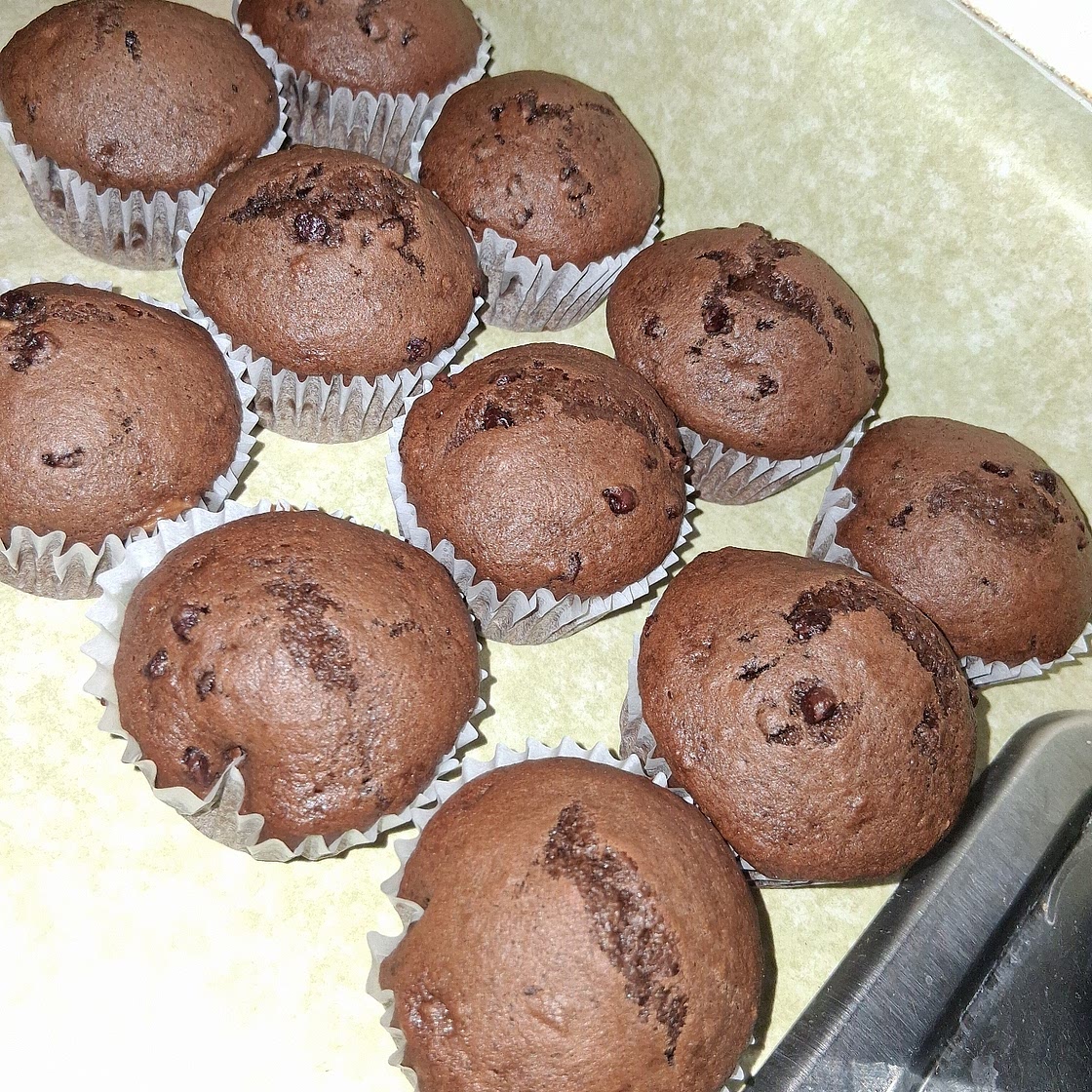 Chocolate Banana Muffins