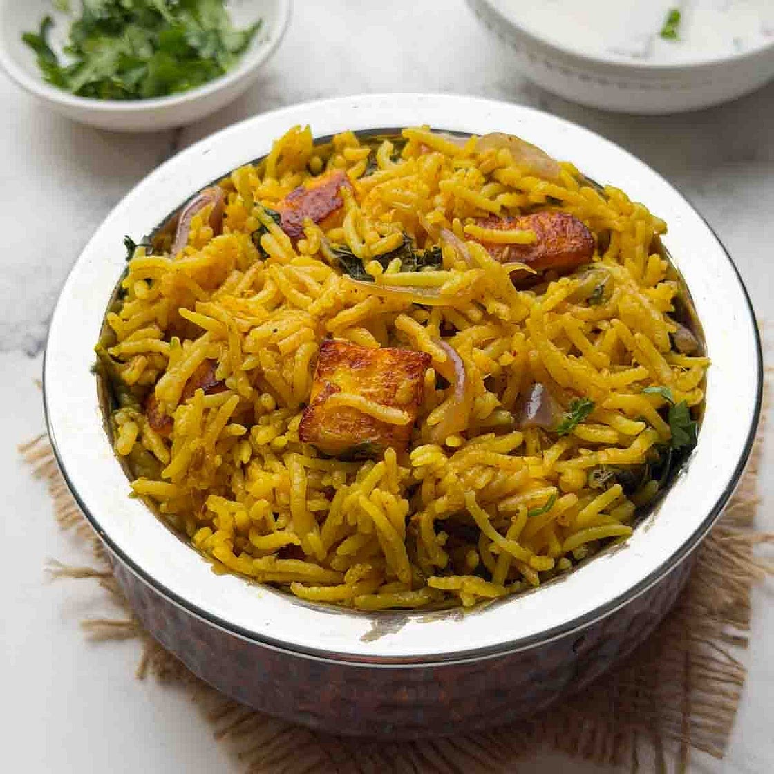 Paneer Biryani (Instant Pot & Stovetop)