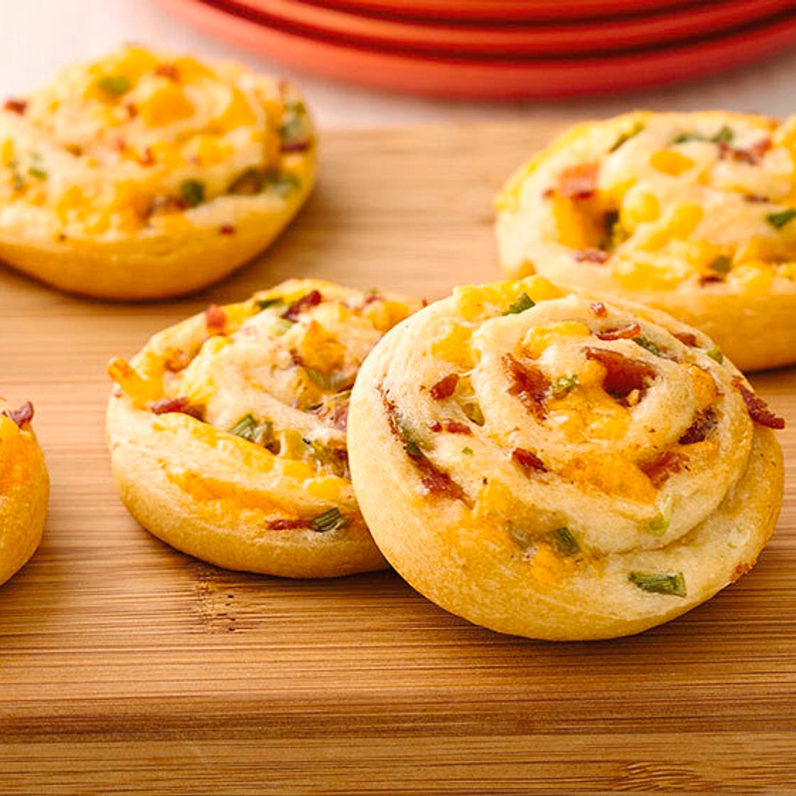 Bacon-Cheddar Pinwheels