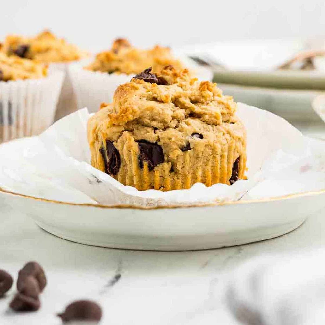 Peanut Butter Chocolate Chip Muffins