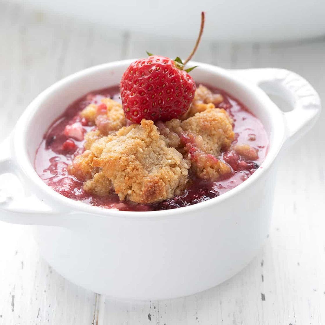 Triple Berry Keto Cobbler