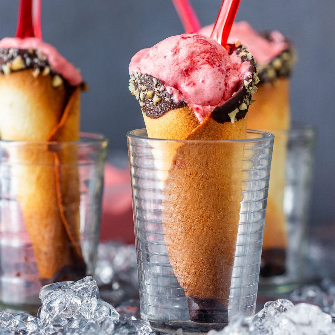 Homemade Strawberry Ice Cream