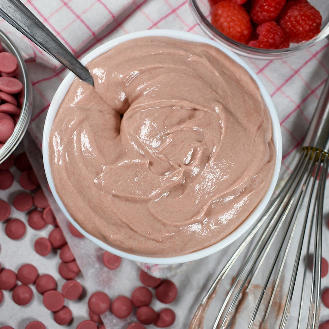 ruby raspberry ganache