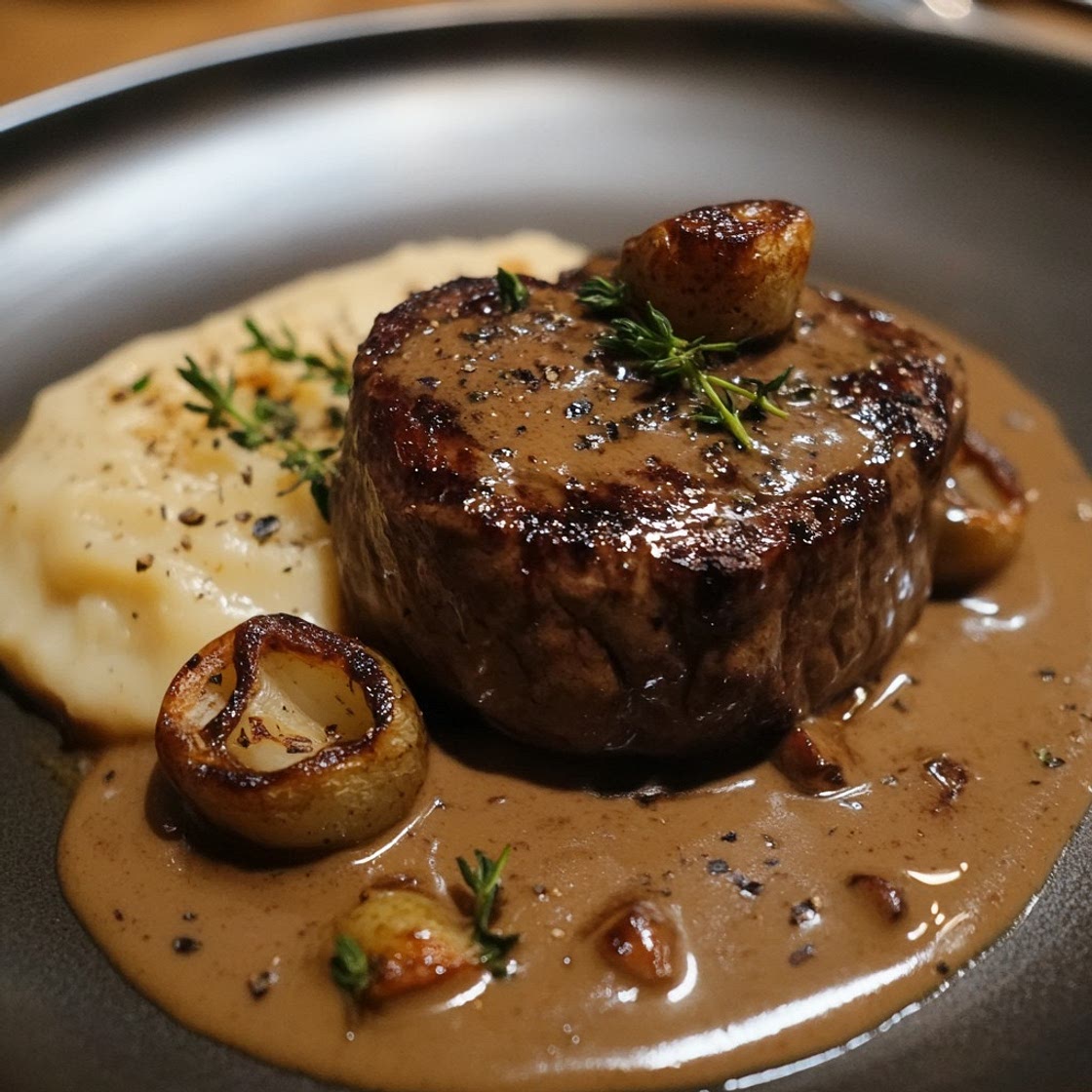 Filet Mignon à la Moutarde