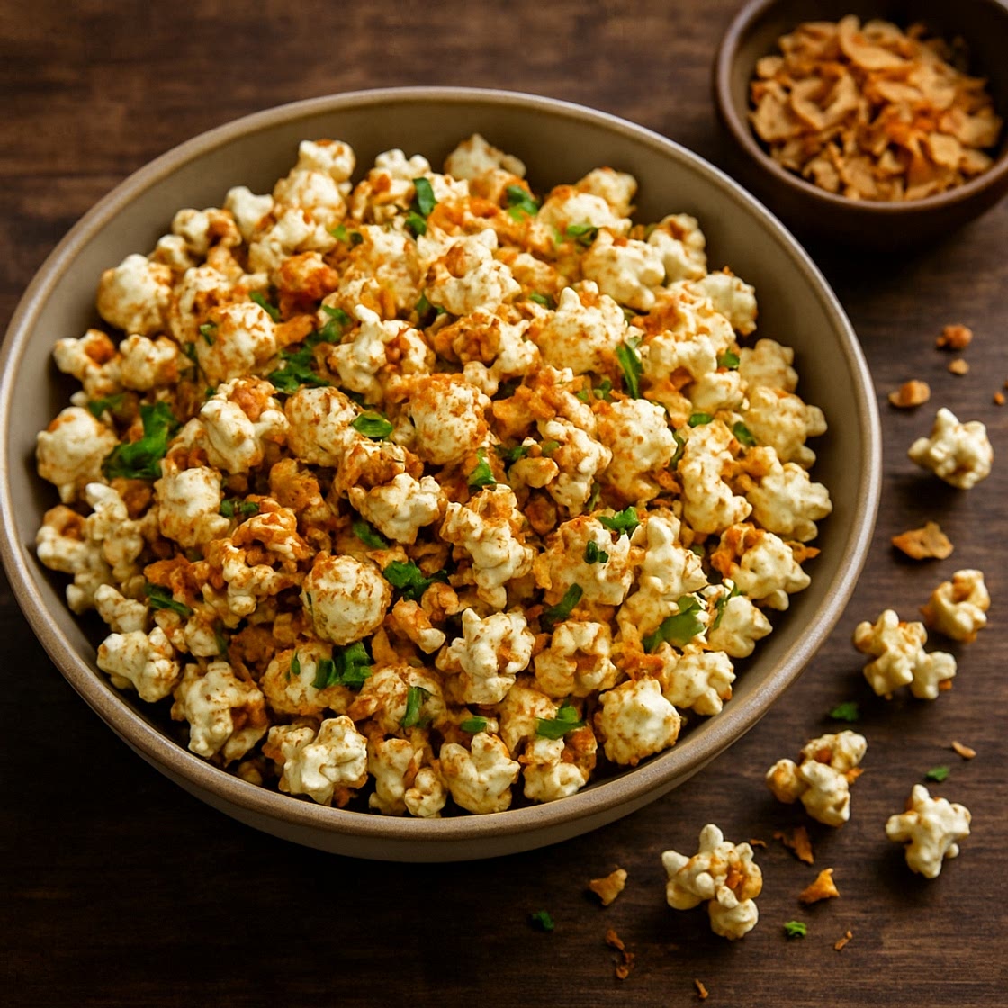 Coconut Masala Popcorn
