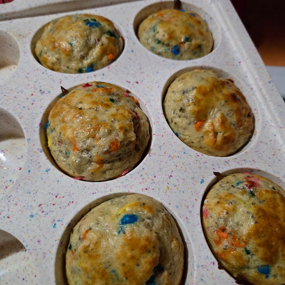 Pancake protein puffs