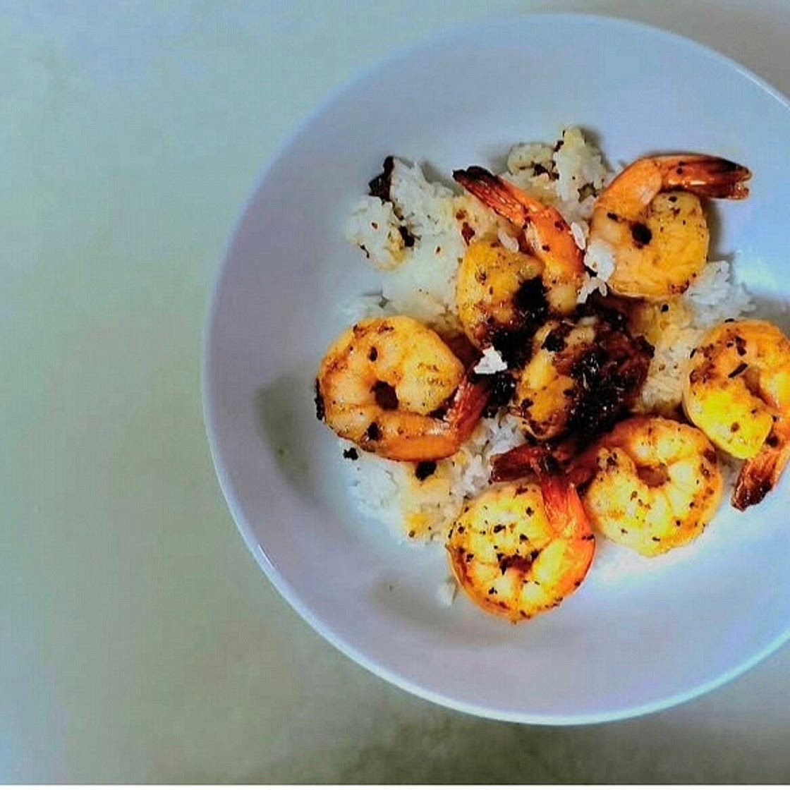 Chilli garlic prawns