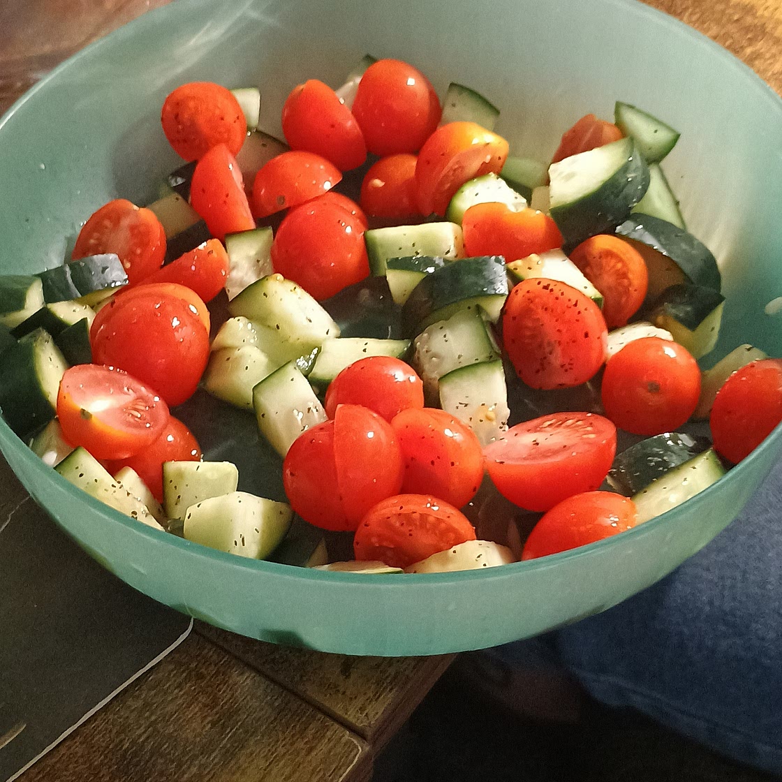 Cucumber and Tomato Salad